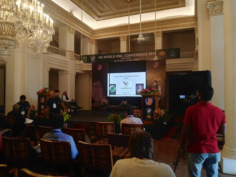 Sara at India World owl conference .jpeg